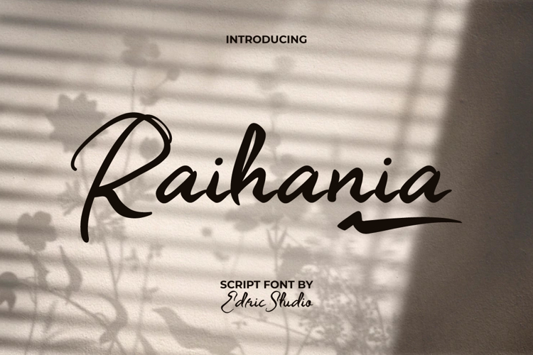 Raihania Font
