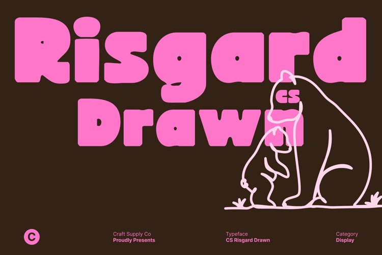 Preview of CS Risgard Drawn Font