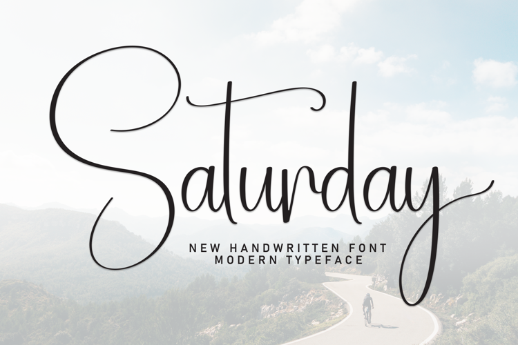 Preview of Saturday Font