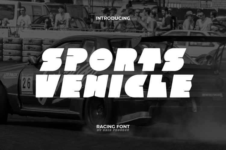 Preview of Sports Vehicle Font