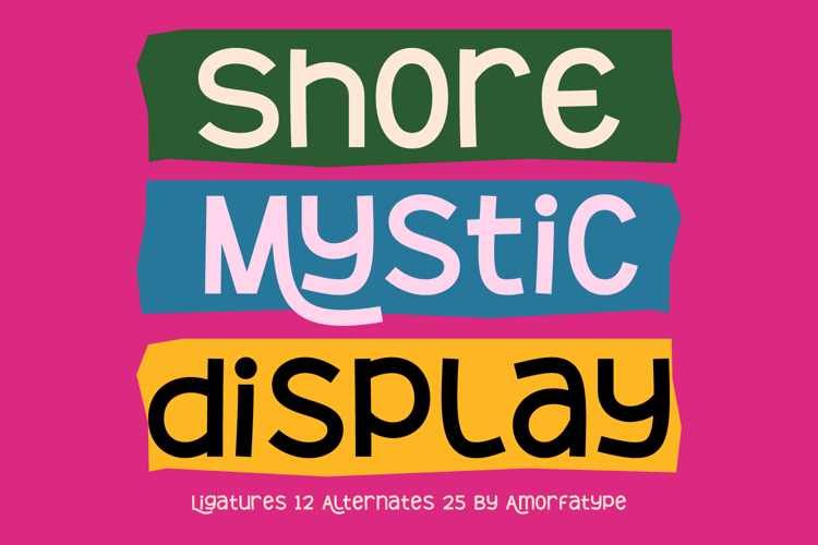 Preview of Shore Mystic Font