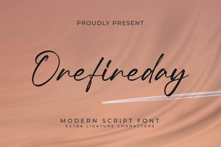 Onefineday Font