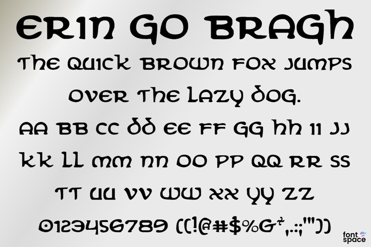 Erin Go Bragh Font