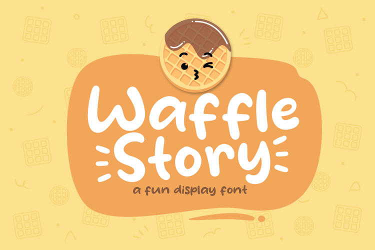 Waffle Story Font