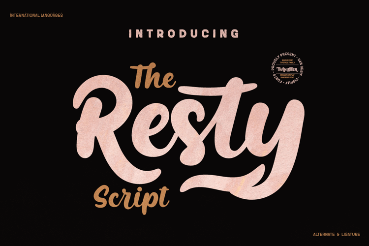 Resty Personal Font