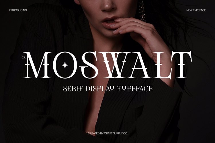 Preview of CS Moswalt Font