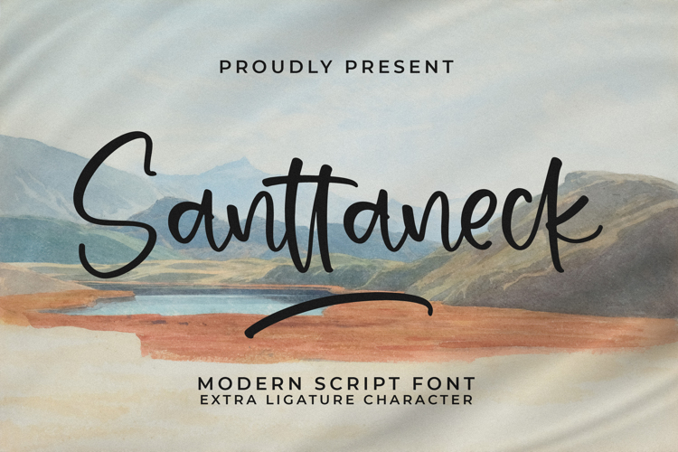 Santtaneck Font