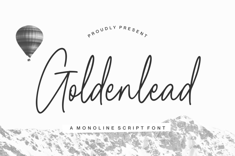 Goldenlead Font
