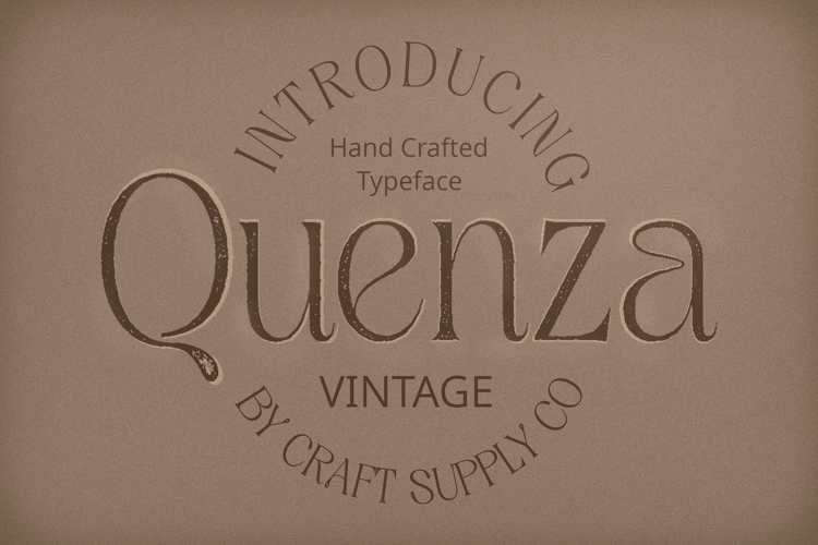 Quenza Vintage Font