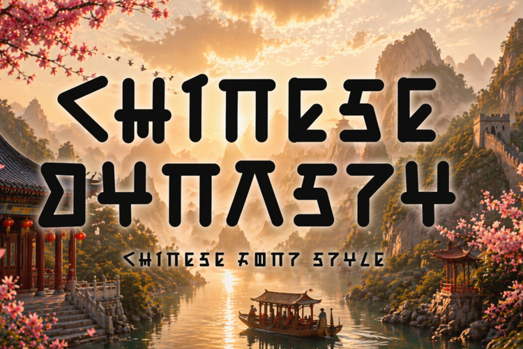 Preview of Chinese Dynasty Font