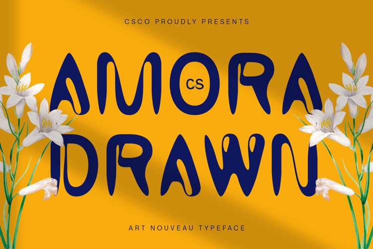 Preview of CS Amora Drawn Font