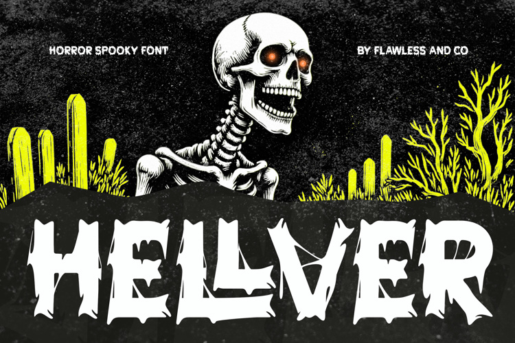 Preview of HELLVER Font