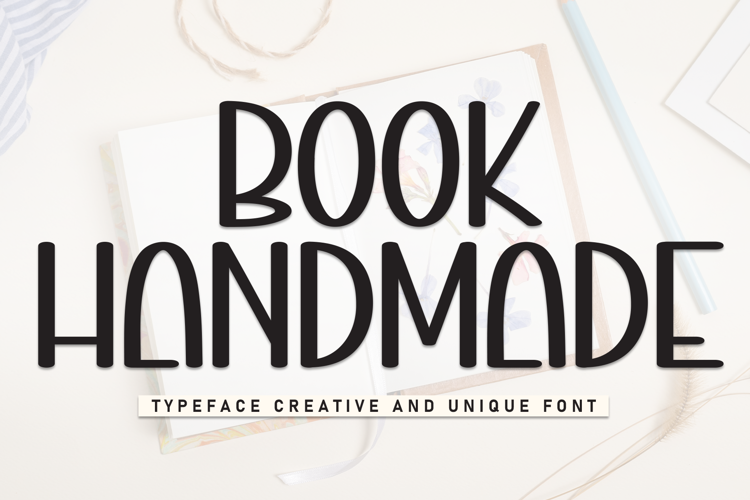 Preview of Book Handmade Font