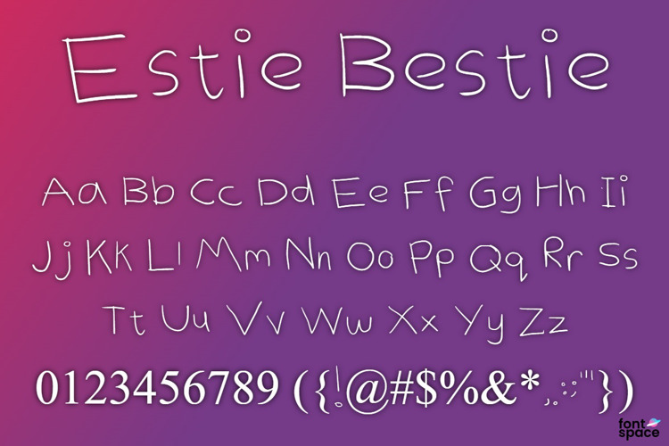 Estie Bestie Font