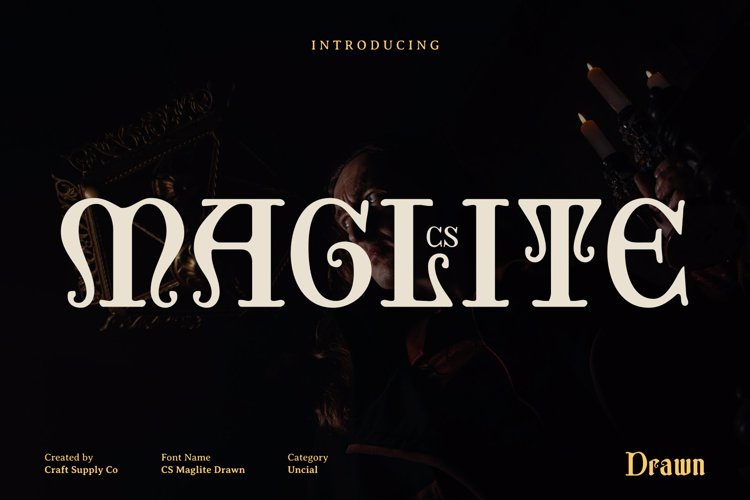 Preview of CS Maglite Drawn Font