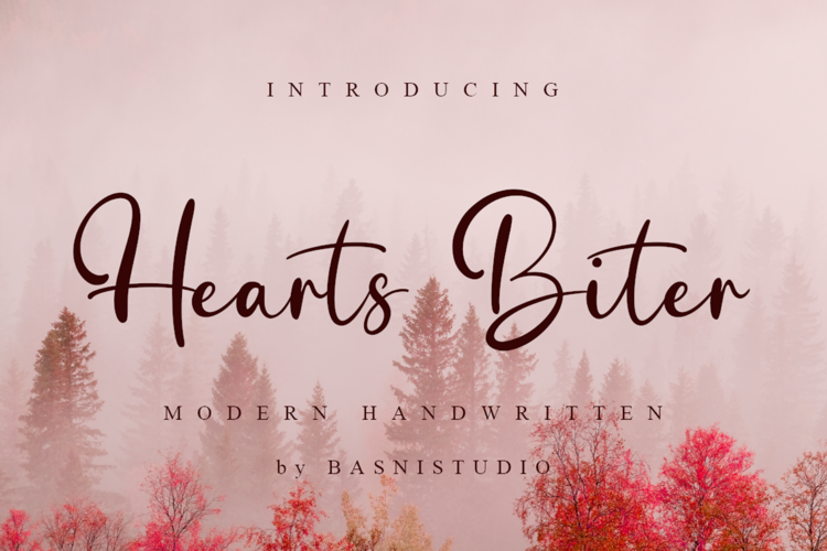 Hearts Biter Font