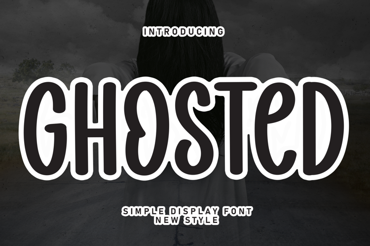 Ghosted Font