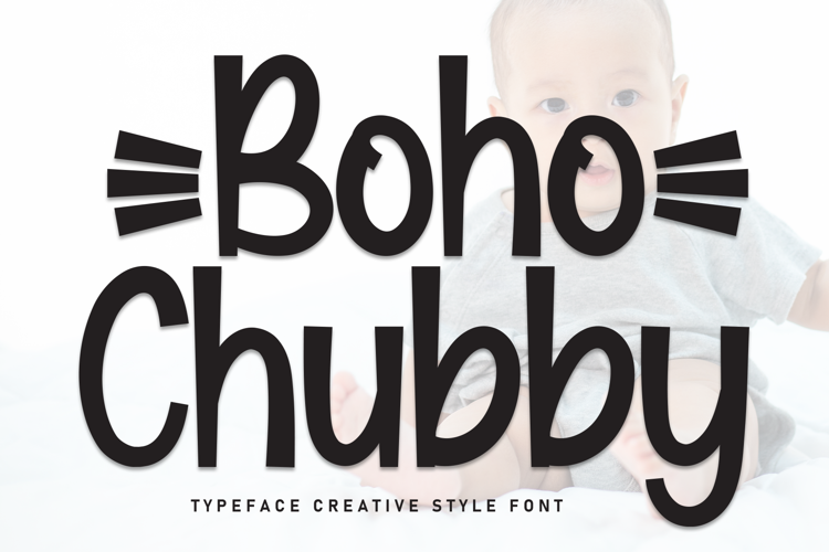 Preview of Boho Chubby Font