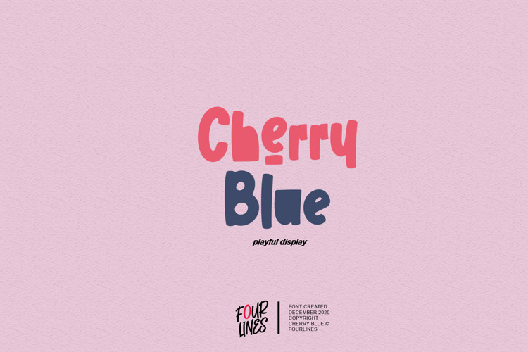 Cherry Blue Font