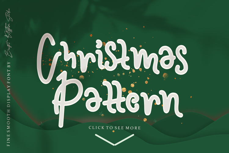 Christmas Pattern Font