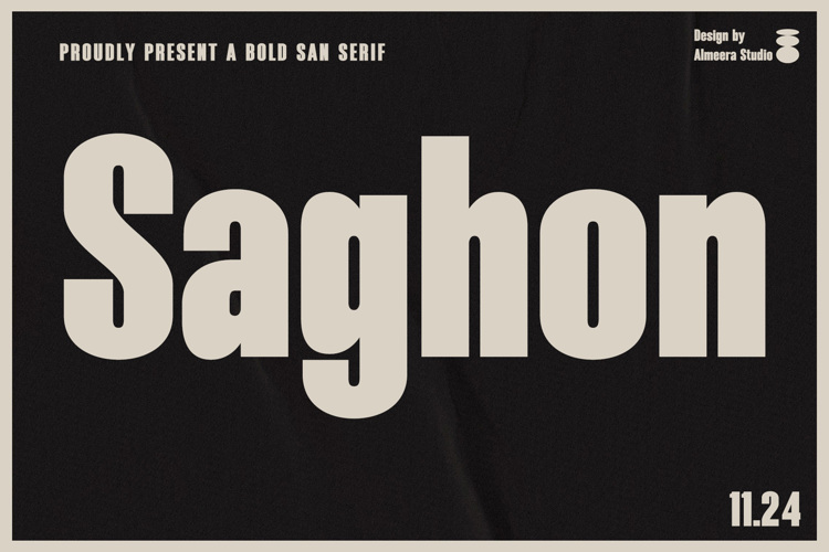 Preview of Saghon Font