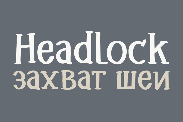 DK Headlock Font