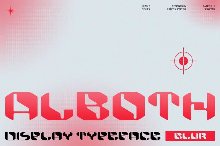 Alboth Blur Font