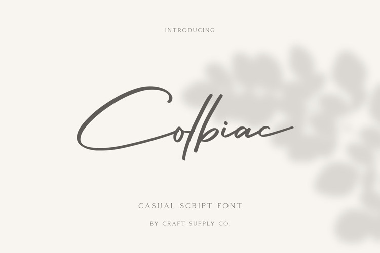 Colbiac Font