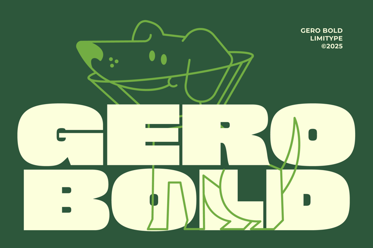Preview of Gero - Bold Font