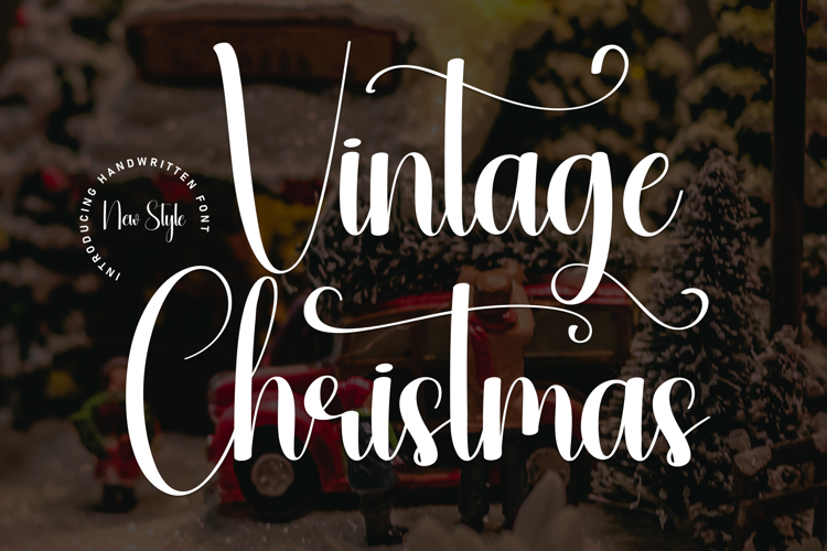 Preview of Vintage Christmas Font