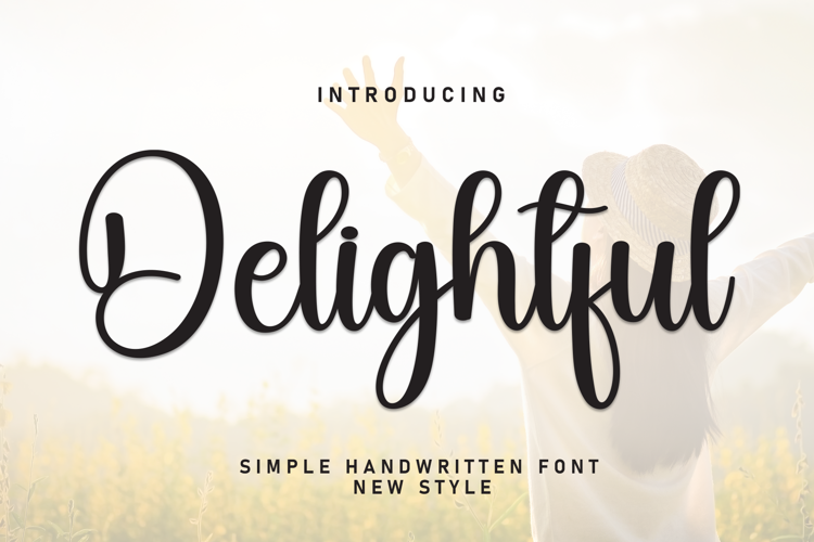 Preview of Delightful Font