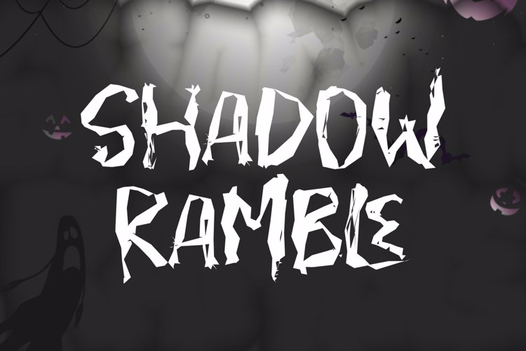 SHADOW RAMBLE Font