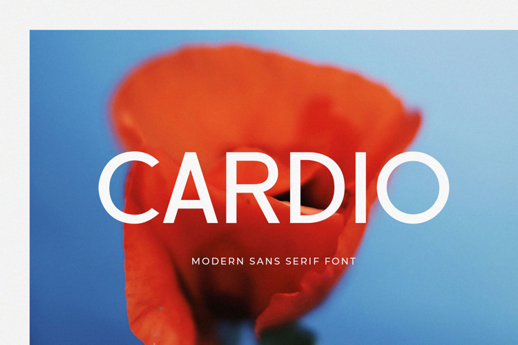 Preview of Cardio Font