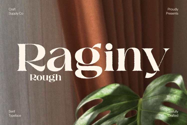 Preview of Raginy Rough Font