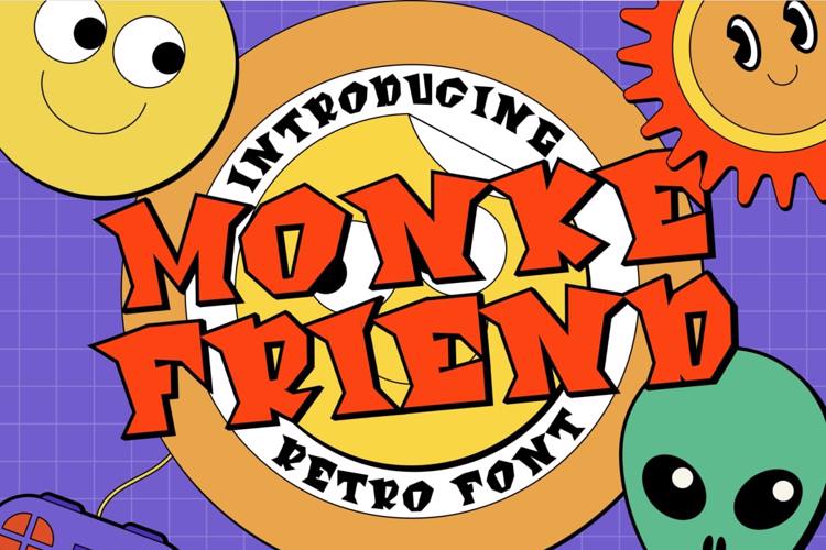 MONKE FRIEND Font