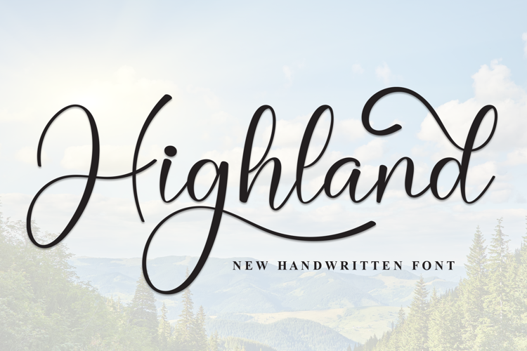 Preview of Highland Font