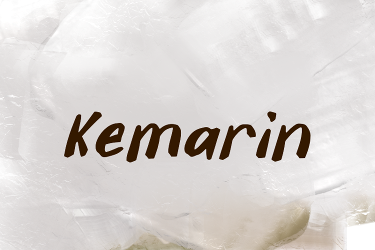 K Kemarin Font