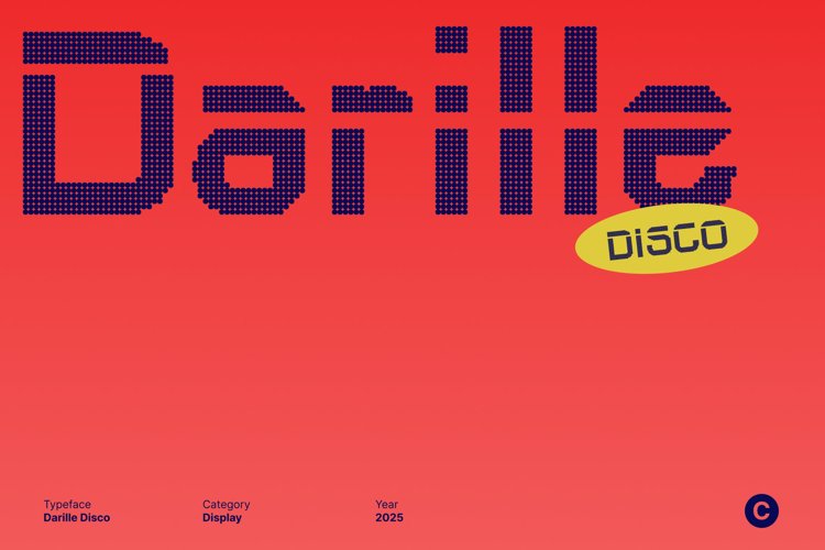 Preview of Darille Disco Font