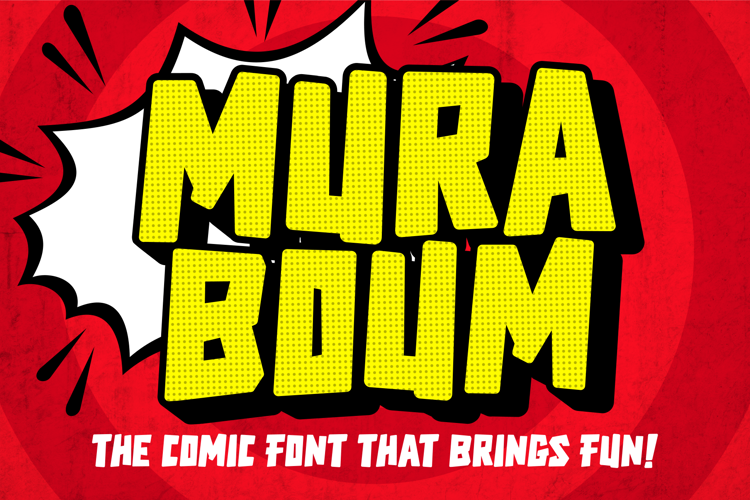 Preview of Mura Boum Font