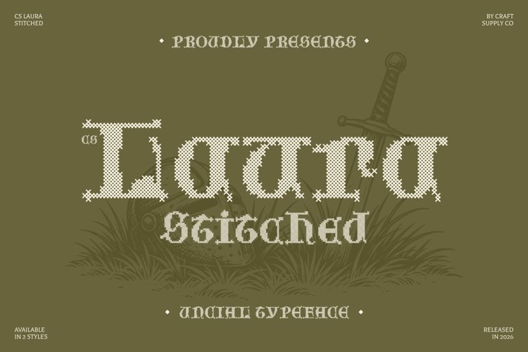 Preview of CS Laura Stitched Font