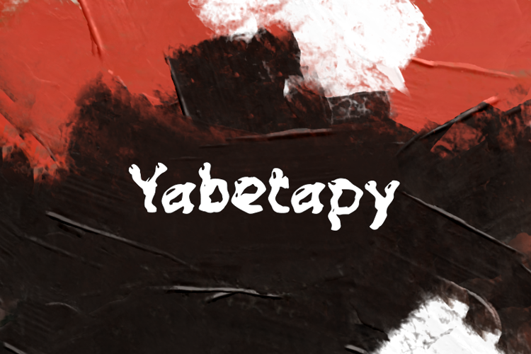 Preview of y  Yabetapy Font