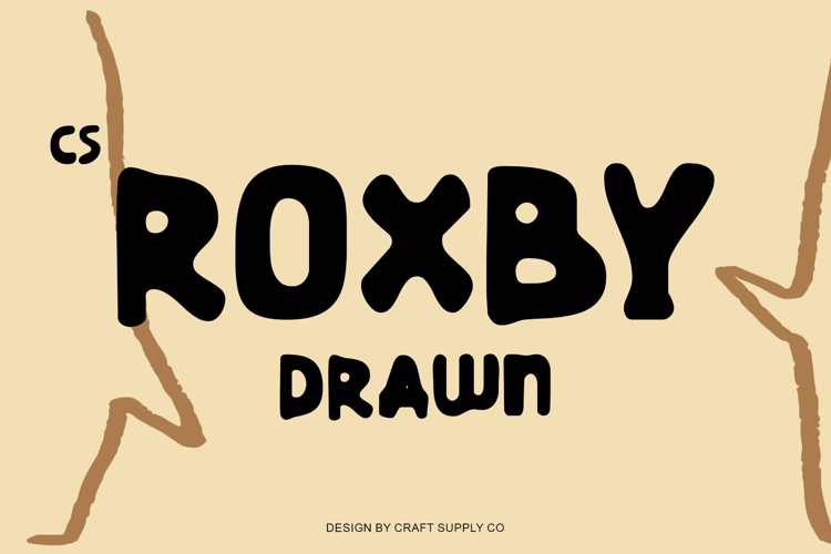 Preview of CS Roxby Drawn Font