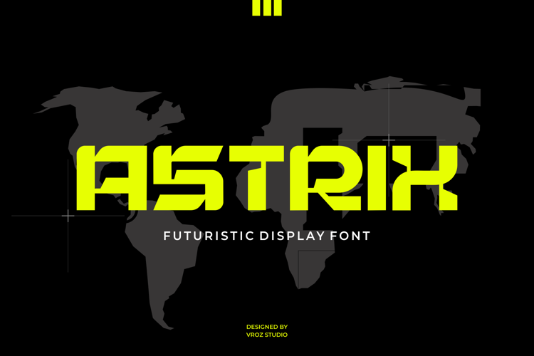 Preview of Astrix Font