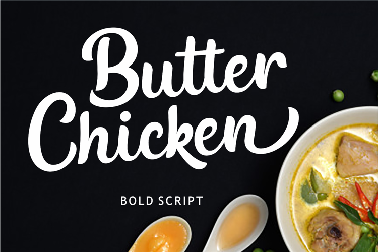 Butter Chicken Font