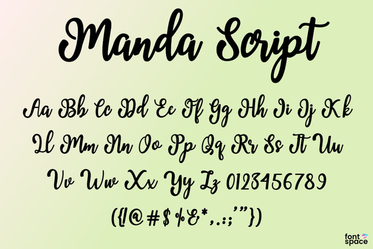 Manda Script Font