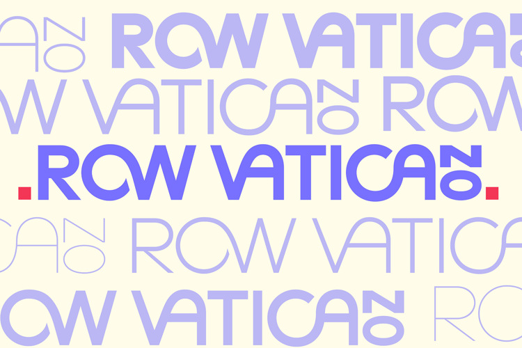 Row Vatikano Black Font