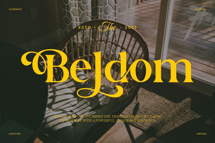 Preview of Beldom Font