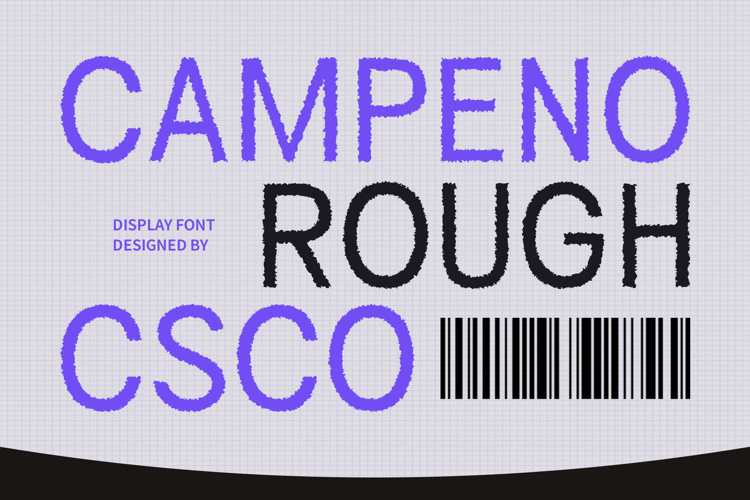 Campeno Rough Font