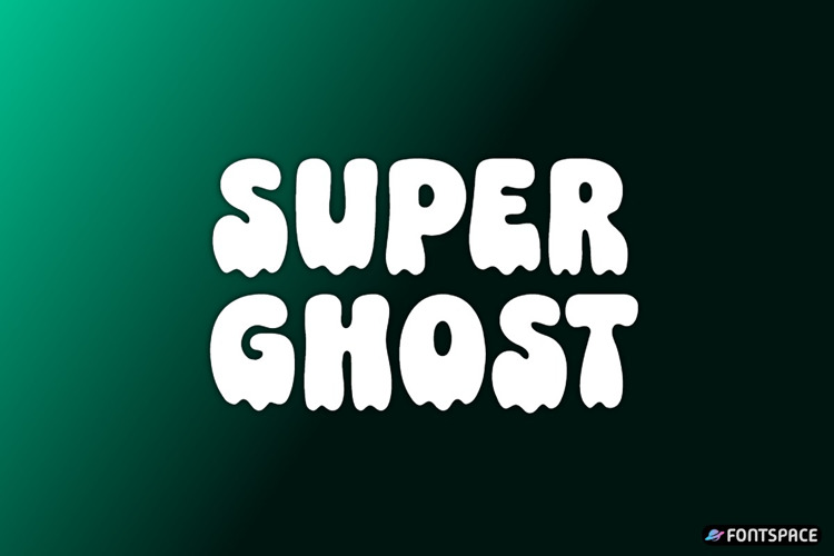 Preview of Super Ghost Font
