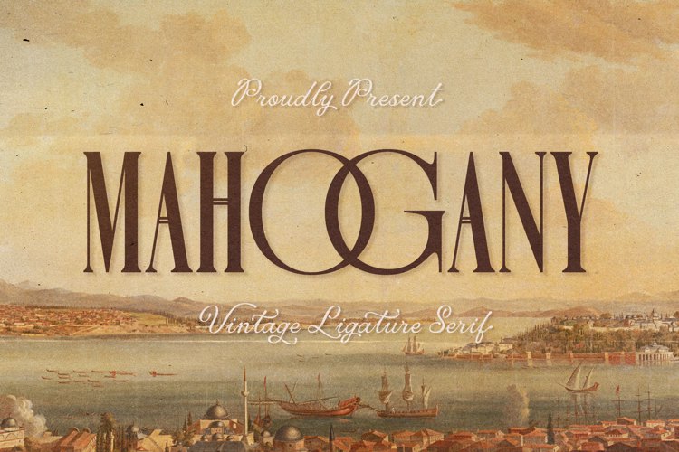 Preview of Mahogany Font